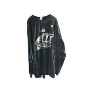 Eagles Super Bowl LII Champions Long Sleeve L Shirt NFL NWOT - T6#815